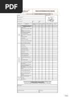 F162-DSM 01 Equipo de Perforación Horizontal Inspección Preoperacional Semanal