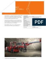 Sandvik Dd311 Development Drill: Technical Specification