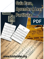 Guia para Aprender A Leer Partitura