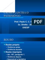 Roubo, Extorsão e Extorsão Mediante Sequestro