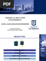 Chemical Reaction Engineering: Cap Iii: Rate Laws and Stoichiometry