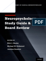 Neuropsychology Study Guide & Board Review (2014)