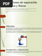 Operaciones de Separación Mecánica y Físicas