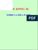 Kim Jong Il - Sobre La Idea Juche