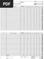 Expense Claim Format