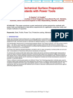 Defining Mechanical Surface Preparation Standards With Power Tools