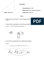 Tutorial Plan