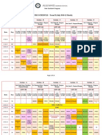 DAY-WISE SCHEDULE - Term II (July 2010-12 Batch) : Section - A Section - B Section - C Section - D Section - E