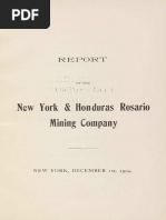 Report of The New York & El Rosario Mining Company, 1904-12, 1914-31, 1933-53, 1957 PDF