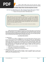 Offline and Online Bank Data Synchronization System