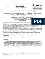 Machinability Investigation of AISI 304 Austenitic