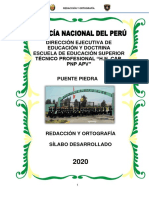 Silabo Redacción y Ortografía Corregido2 PDF