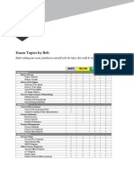 Six Sigma Society: Exam Topics by Belt