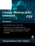 Change Windows MAC Address PDF