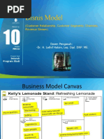 Bisnis Model: (Customer Relationship, Customer Segments, Channels, Revenue Stream)