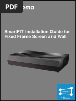 Smartfit Installation Guide For Fixed Frame Screen and Wall