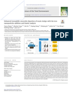 Enhanced Mesophilic Anaerobic Digestion Ofwaste Sludge With The Iron Nanoparticles Addition and Kinetic Analysis