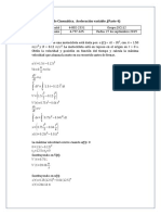 Problemas de Aceleración Variable