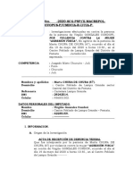 INFORME Caso Huaynacho