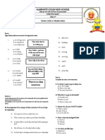 Almirante Colon High School: The Test Starts at 5:00 P.M