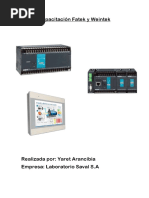 Capacitacion Fatek y Weintek