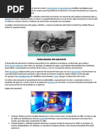 La Historia Del Automóvil