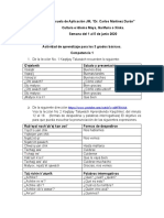 Cultura e Idioma, Maya Todos Los Grados. 1 - 5 Junio