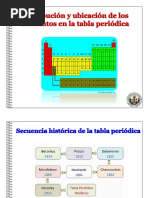 Distribución y Ubicación de Los Elementos de La Tabla Periódica PDF