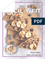 Facil y Fit - Postres. Saludables