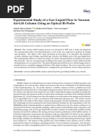 Fluids: Experimental Study of A Gas-Liquid Flow in Vacuum Air-Lift Column Using An Optical Bi-Probe