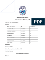 Unimart Services Marketing Audit