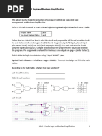 Lab 6 Combinational Logic and Boolean Simplification