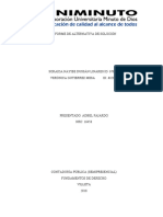 INFORME DE ALTERNATIVA DE SOLUCIÓN Sory-Vero