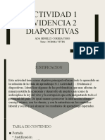 Activida 1 Evidencias 2 Diapositivas