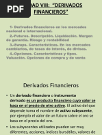 Clase Derivados Financieros