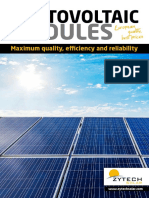 Zytech Solar Modules Catalogue PDF