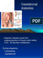 Gestational Diabetes