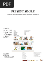 Present Simple: Daily Routines and Other Activities We Usually Do (Habits)