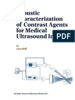 Acoustic Characterization of Contrast Agents For MEdical US Imaging - Lars Hoff PDF