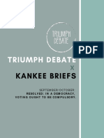 Triumph Debate Sept Oct Brief