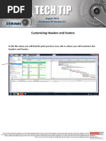 August - 2013customizing Headers and Footers