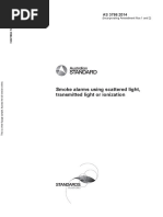 Smoke Alarms Using Scattered Light, Transmitted Light or Ionization