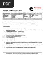 INFORME Tecnico de Servicio