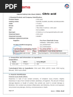 Citric Acid: SLC5449, SLC2665, SLC4453, SLC1660, SLC3451