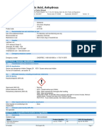 Citric Acid, Anhydrous: Safety Data Sheet