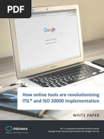 How Online Tools Are Revolutionizing ITIL® and ISO 20000 Implementation