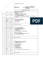 Course Instruction Plan, First Semester SY 2020 - 2021 Notre Dame University