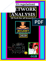 Notes On Network Analysis (Based On R19 Regulation) - by Shaik Gouse Basha