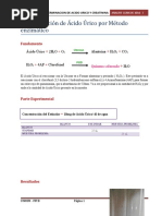 Acido Urico y Creatinina