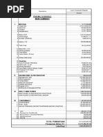 Pricing Schedule Main Summary: II. Engineering & Preparation